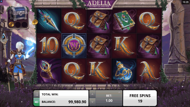 Характеристики слота Adelia The Fortune Wielder 6